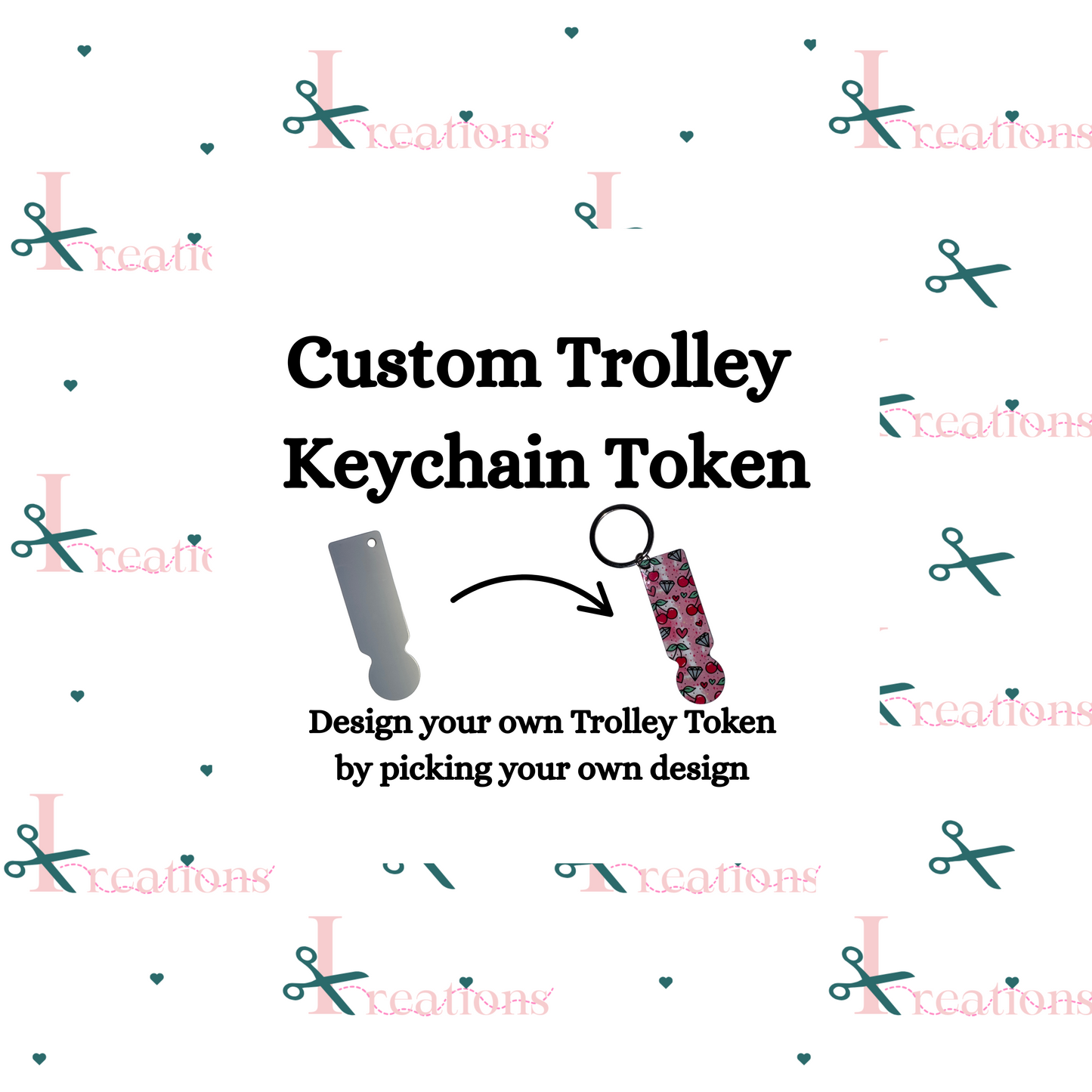 Design your own trolley token 🛒🖤
