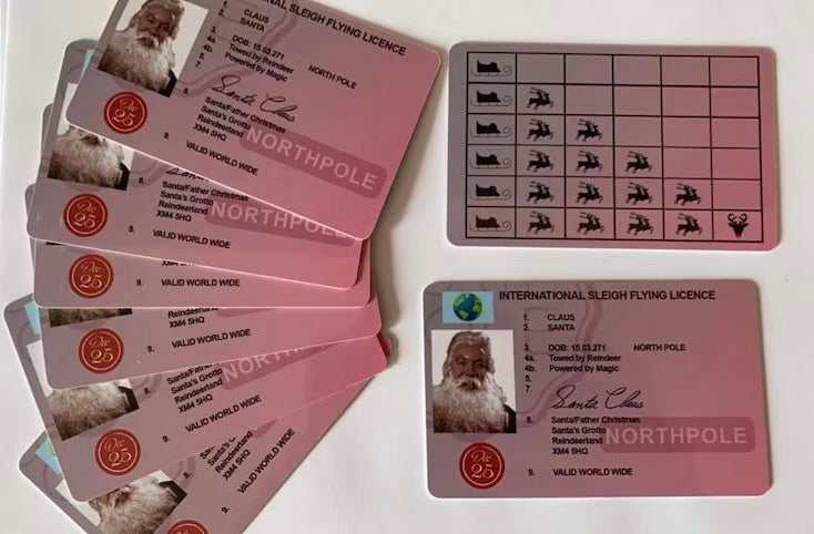 Santa Flying License