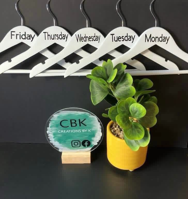Personalised School Uniform Hanger & Weekly Hangers - Be Organised