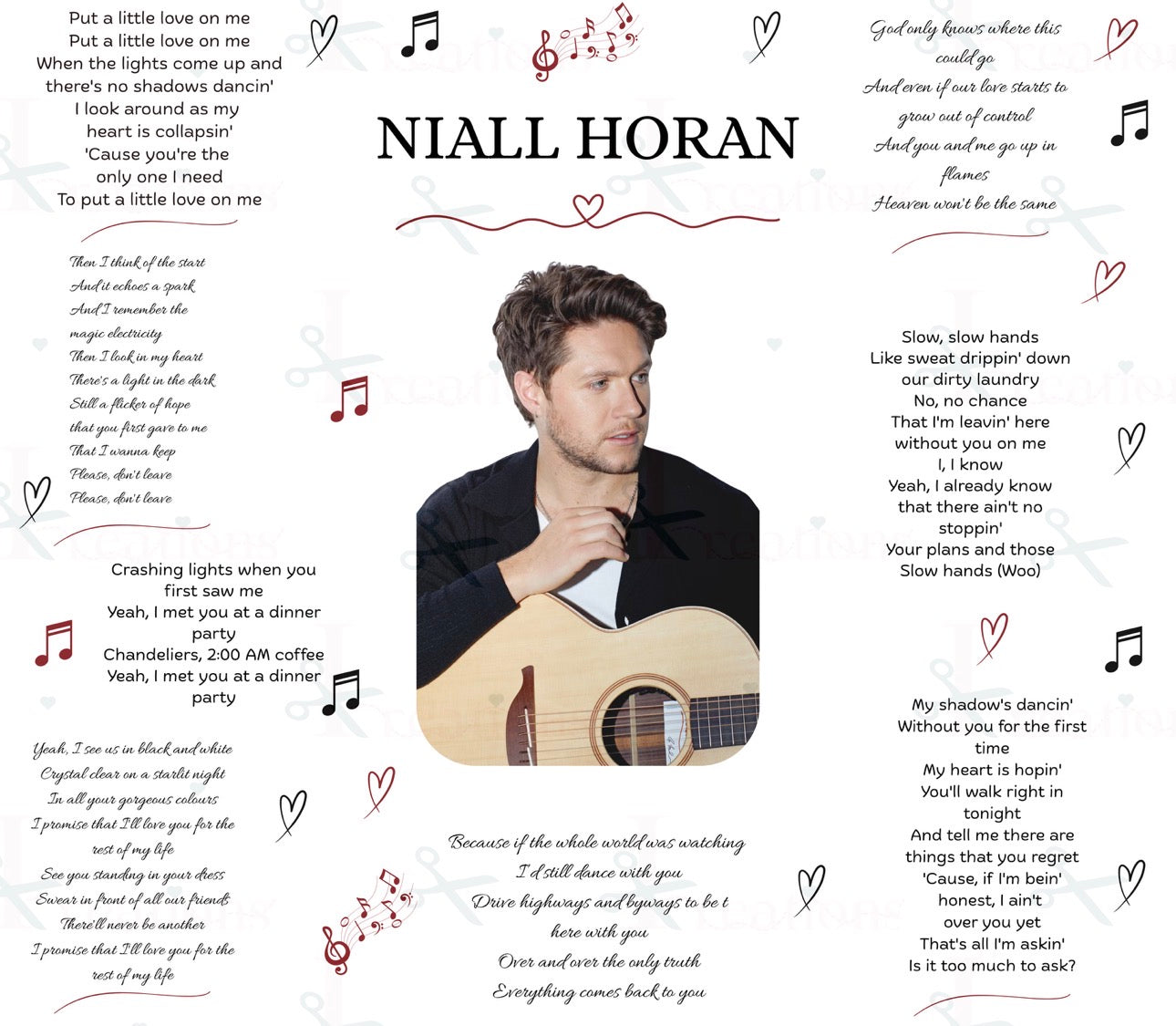 Niall Horan 20oz Insulated Tumbler with Straw & Straw Cleaner | Personalised Music Lover Gift | Double-Wall Stainless Steel