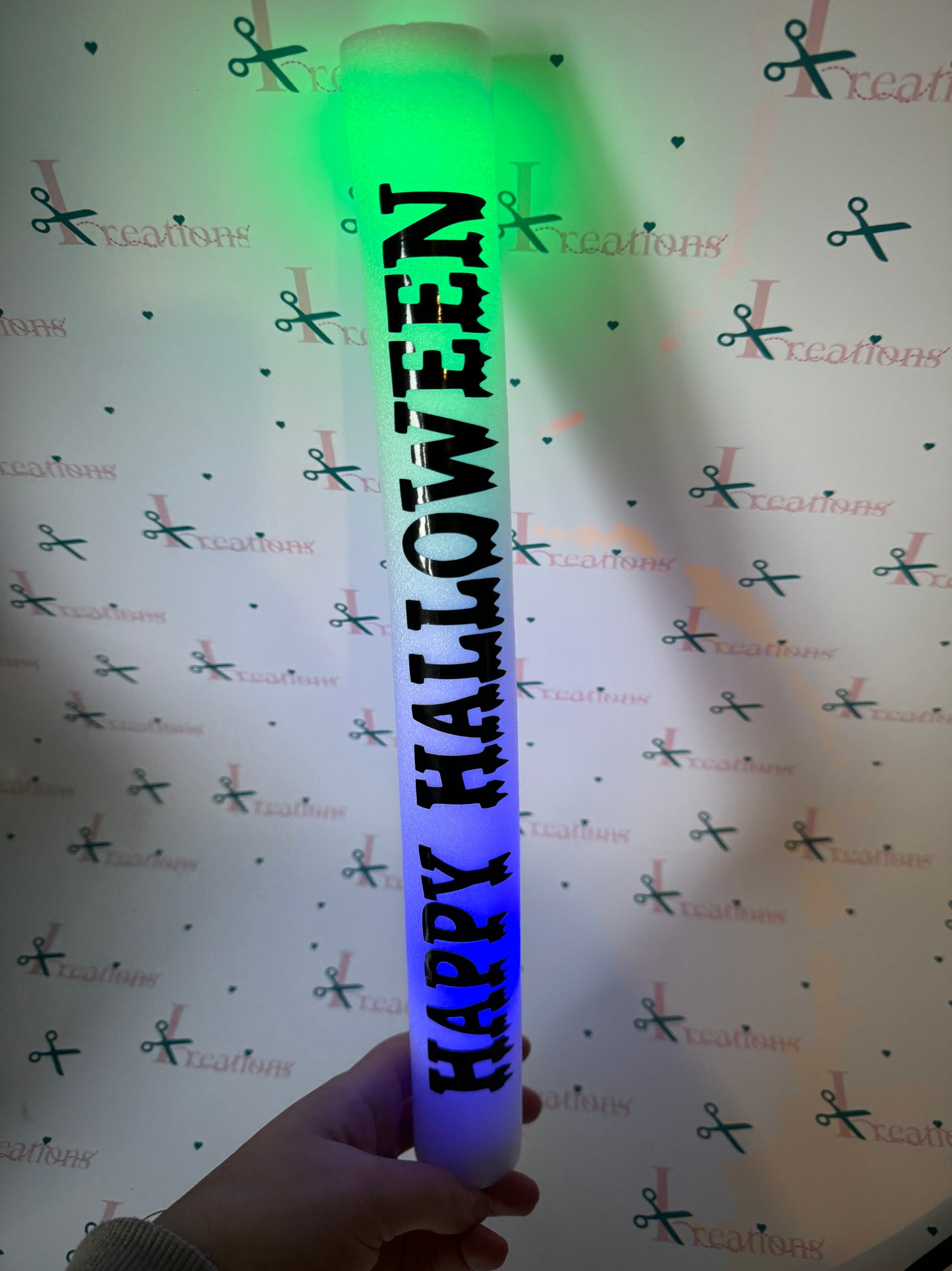 Foam Glow-stick personalised for any occasion