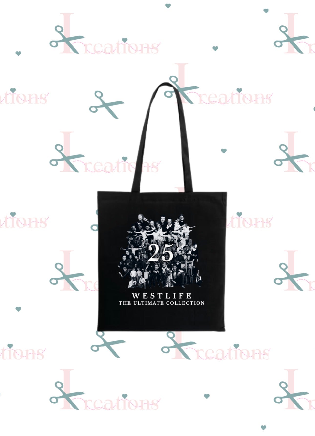 Westlife 25th Anniversary Tote Bag – The Ultimate Collection Fan Bag