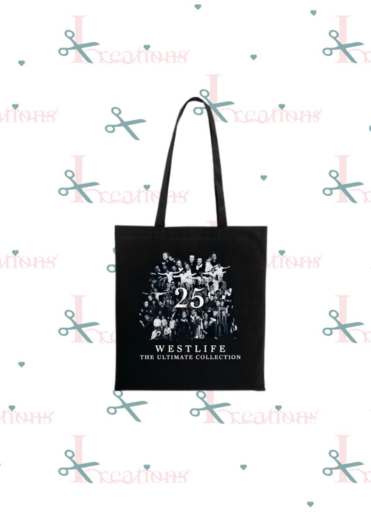Westlife 25th Anniversary Tote Bag – The Ultimate Collection Fan Bag
