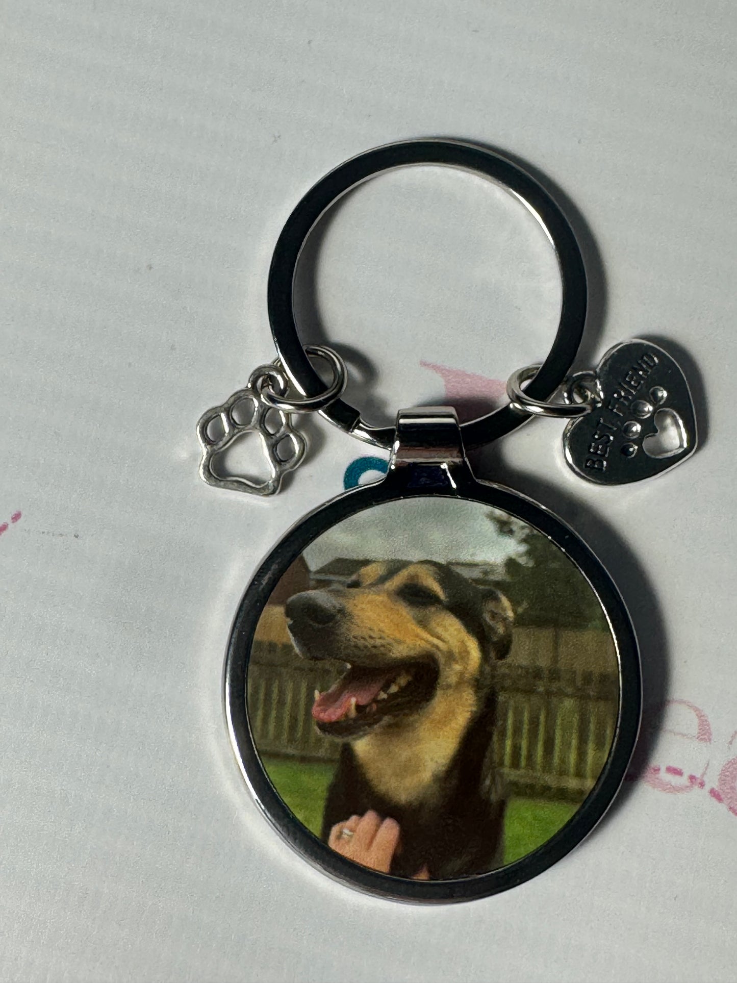 Pet Photo Keyring