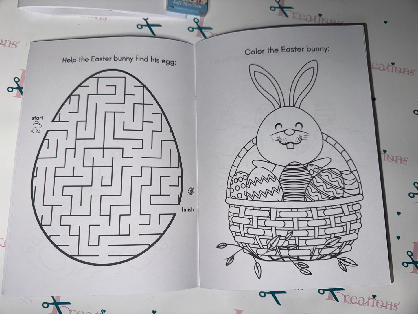 Personalised A5 Easter Colouring Book - Perfect for Kids