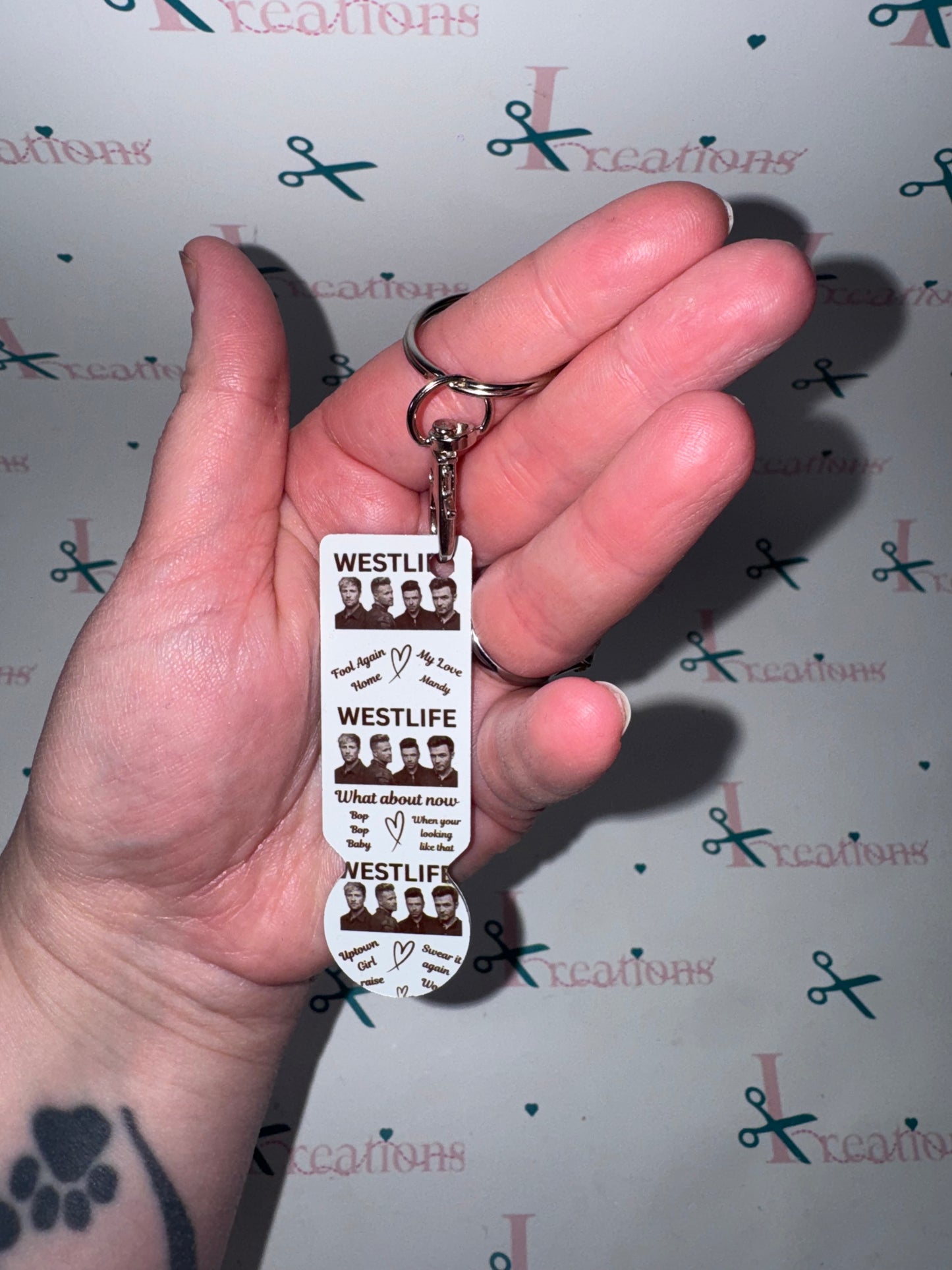 WESTLIFE Trolley Keychain 🎶🤍