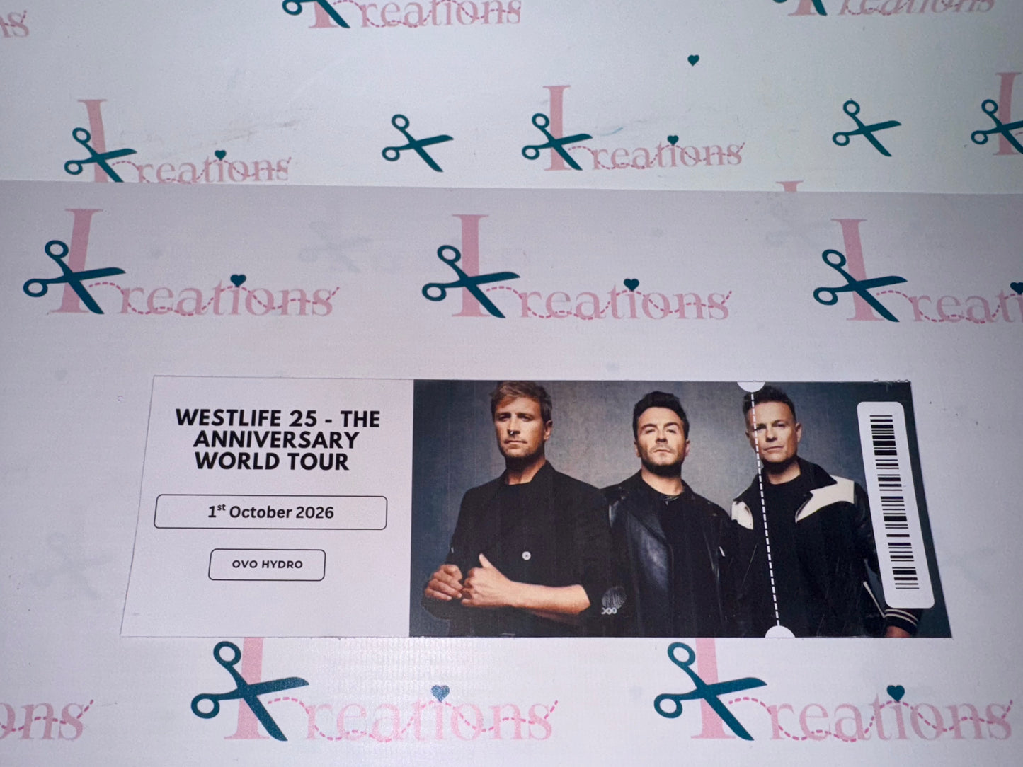 Fake concert tickets