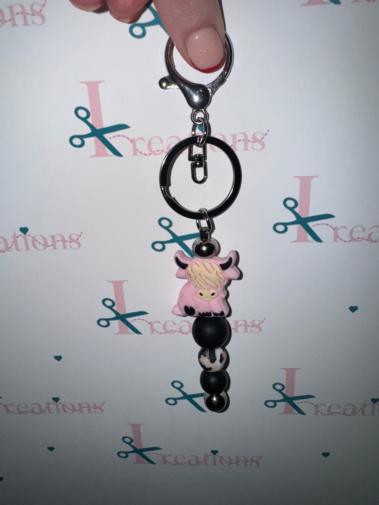 Mystery Highland Cow Keychain