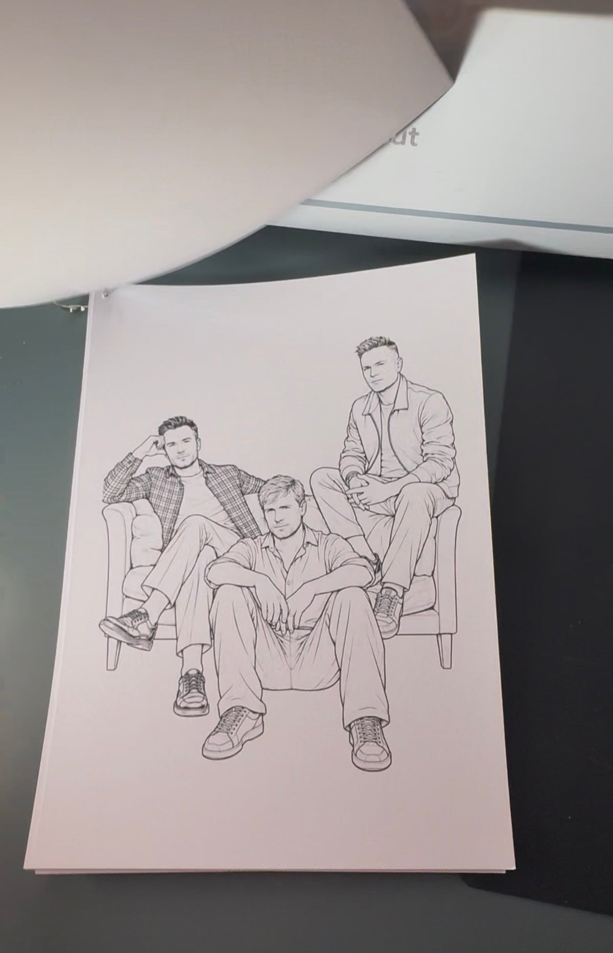 Westlife Colouring Book | 8 A4 Colouring Pages | Westlife Fan Gift