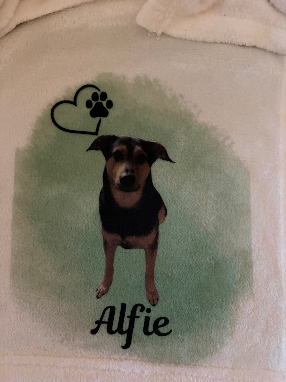 Personalised Super Soft Fleece Blanket Throw – 150 x 120cm | Custom Name & Design