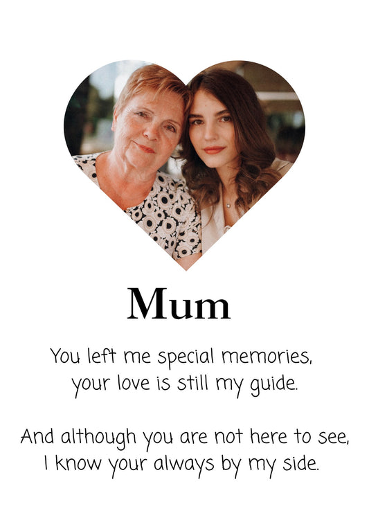 Memorial Personalized Photo A4 Print - Memorial - Poster, Decor