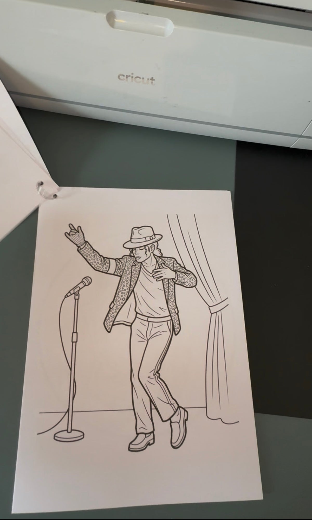 Michael Jackson Colouring Book | 10 A4 Colouring Pages |