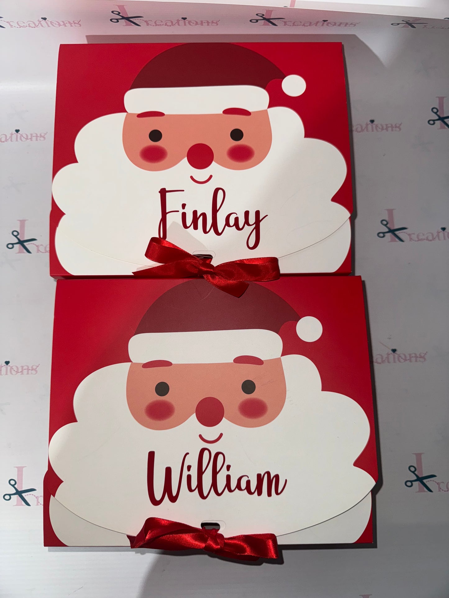Personalised Christmas Eve Box with all contents pictured