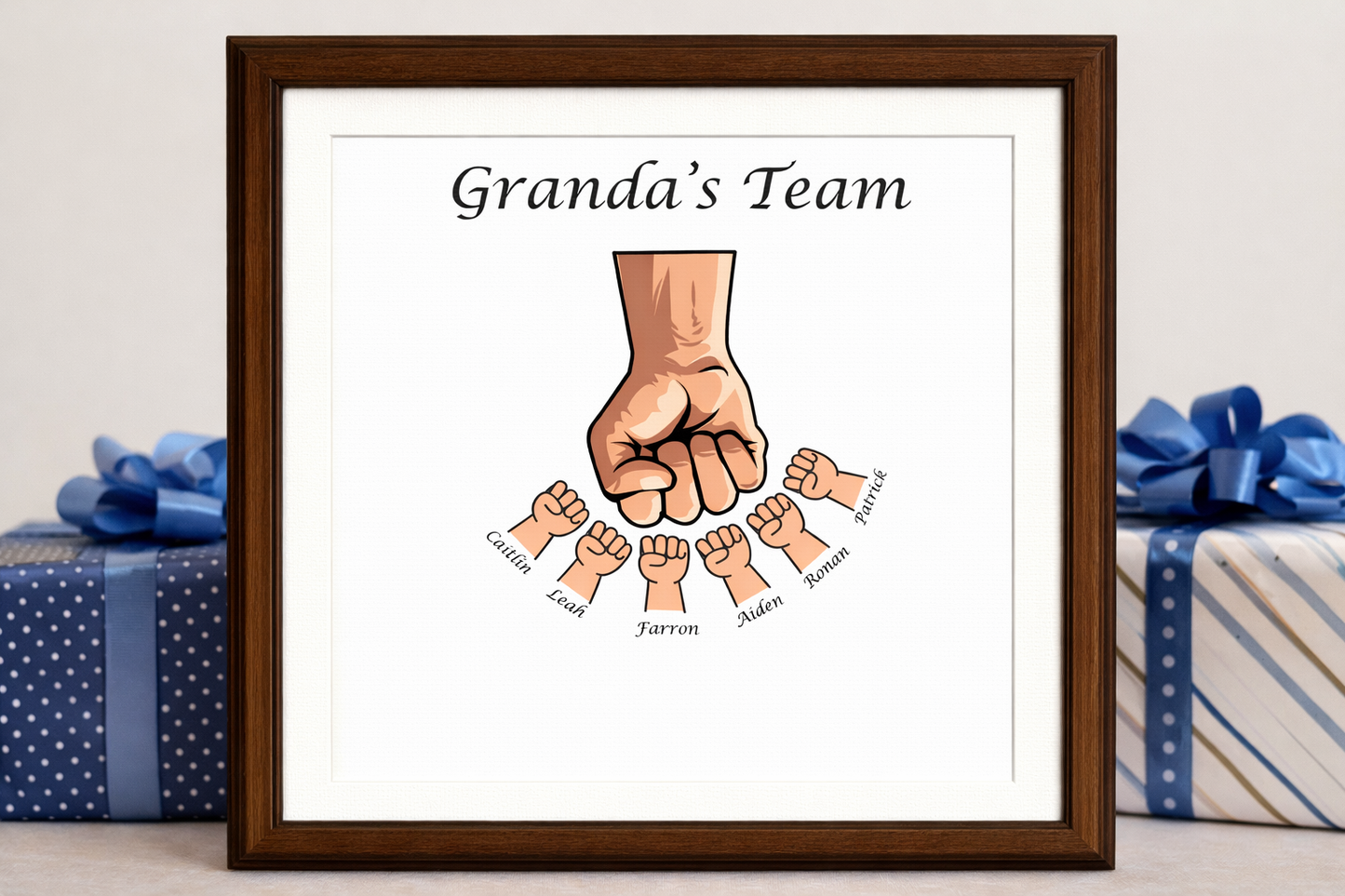 Father’s Day print - Daddy’s / Granda’s Team - customisable to suit your family