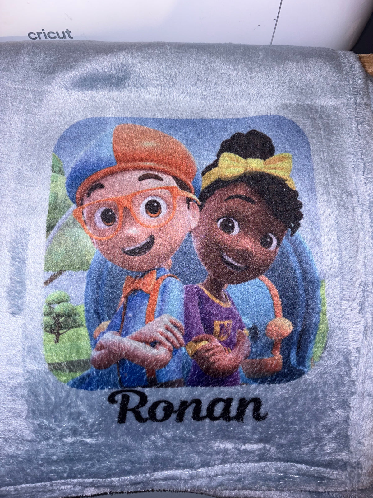 Personalised Super Soft Fleece Blanket Throw – 150 x 120cm | Custom Name & Design