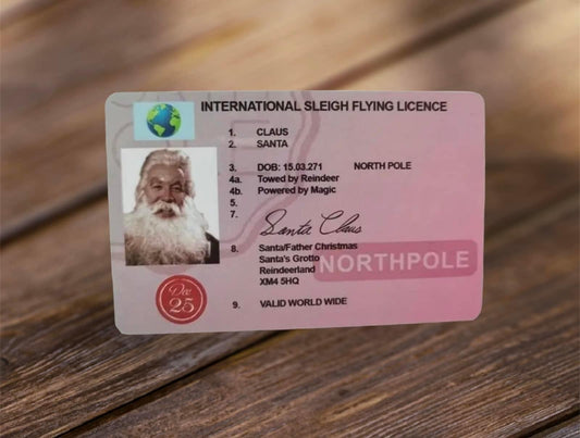 Santa Flying License