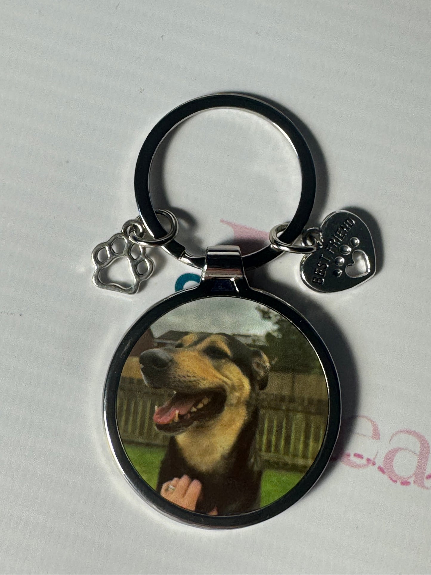 Pet Photo Keyring