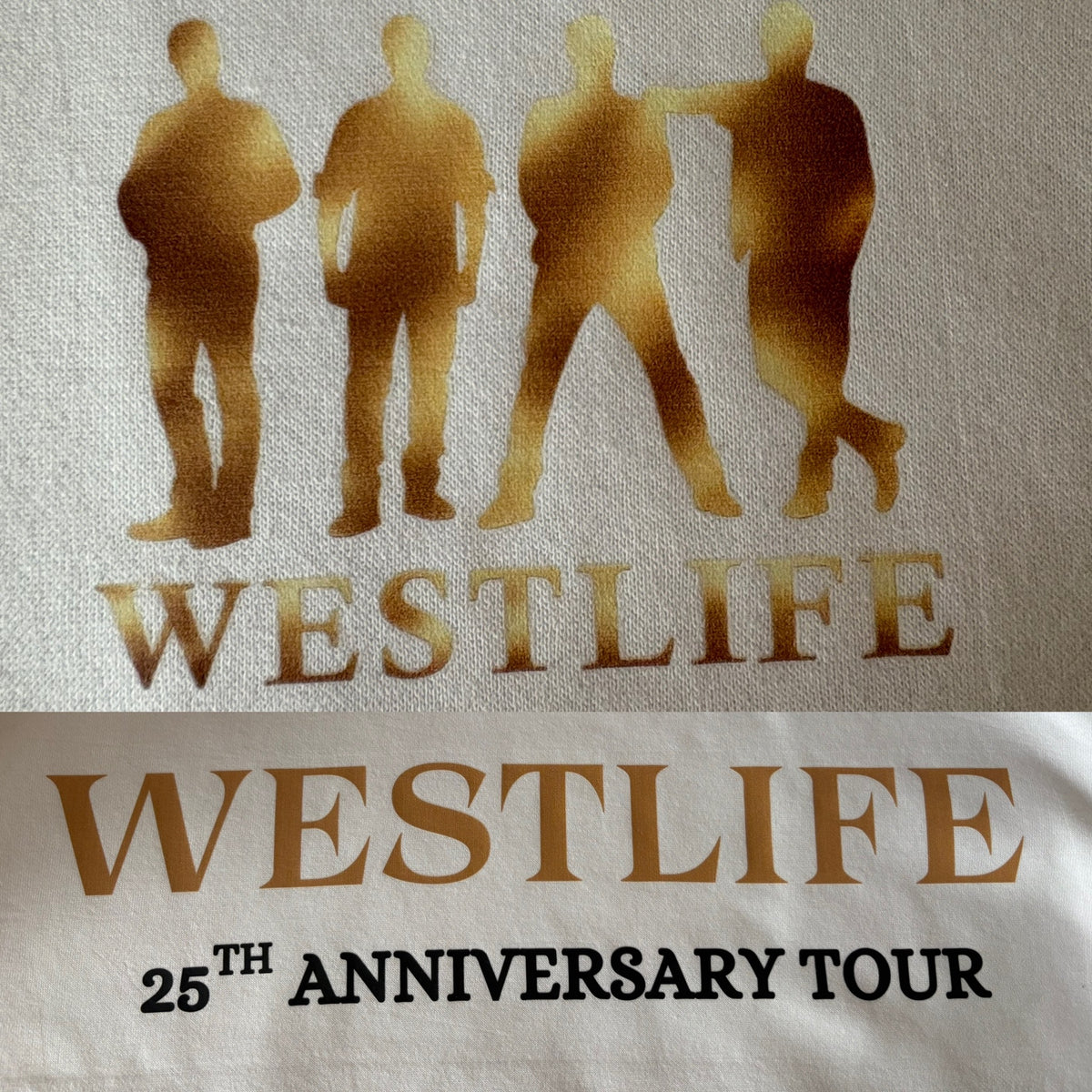 Westlife 25th Anniversary Tour Inspired Hoodie | Black Unisex Concert Hoodie | Front & Back Design