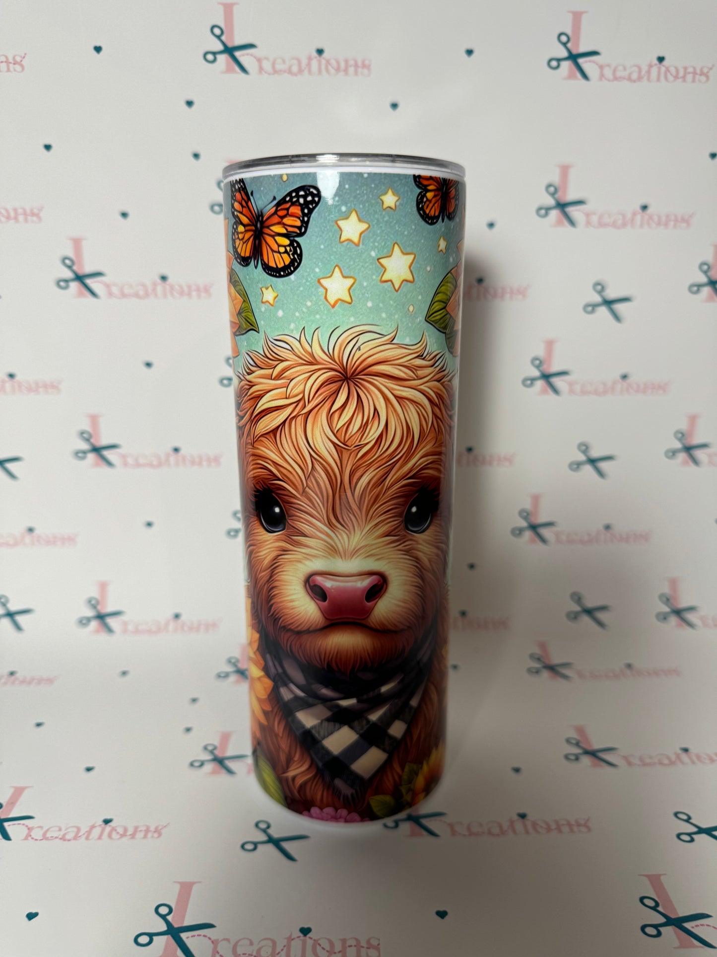 20oz Highland Cow Whoopsie Tumbler