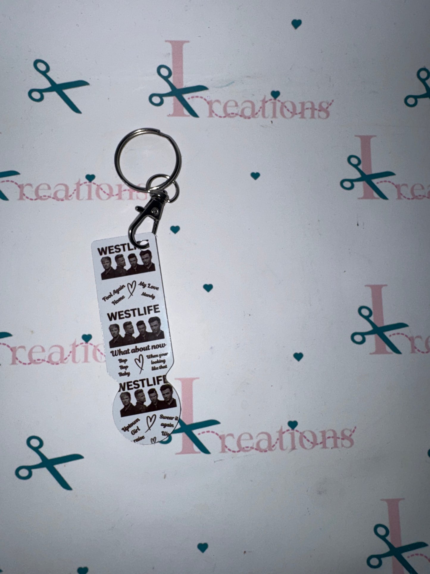 WESTLIFE Trolley Keychain 🎶🤍