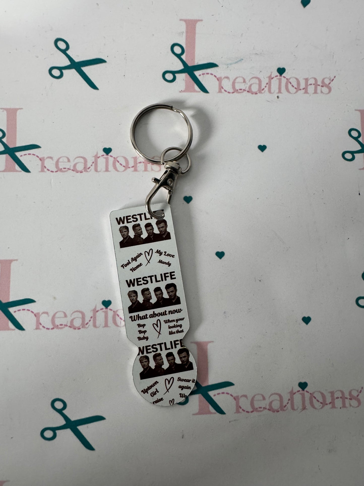 WESTLIFE Trolley Keychain 🎶🤍