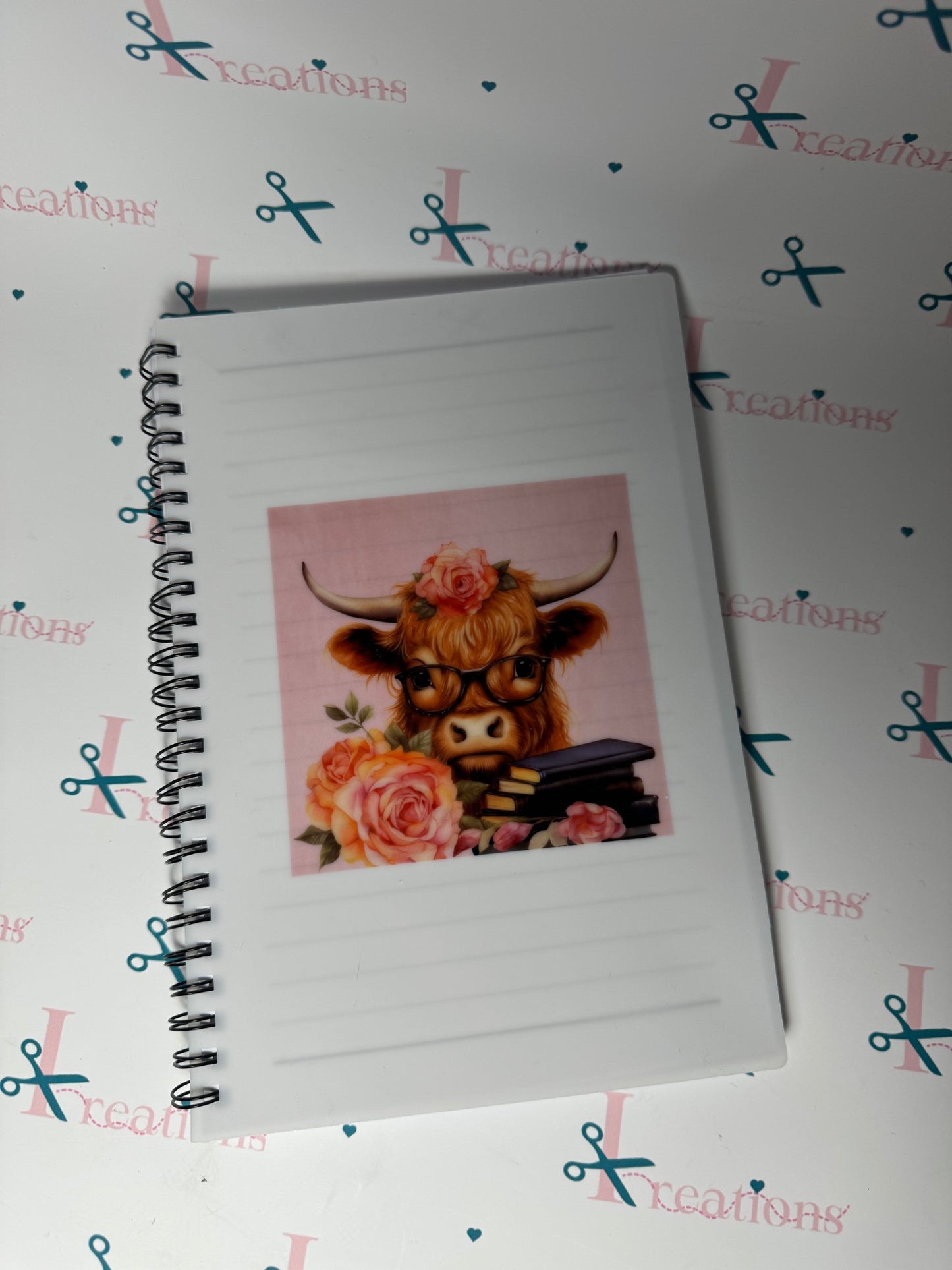 Highland Cow Notebook with Lined Pages - Perfect for Writing and keeping notes