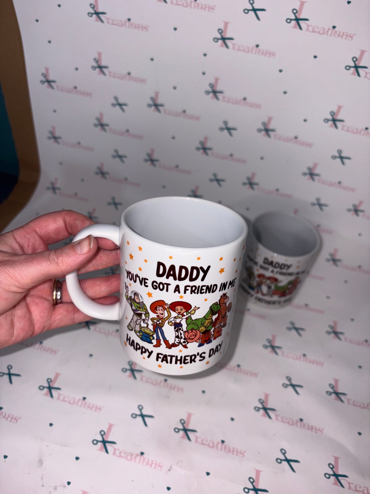 Daddy You’ve Got a Friend in Me Father’s Day Mug – 11oz Ceramic Coffee Cup Gift for Dad