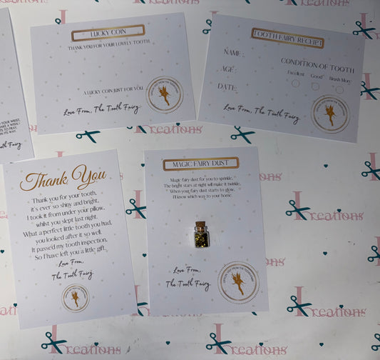 Tooth fairy set