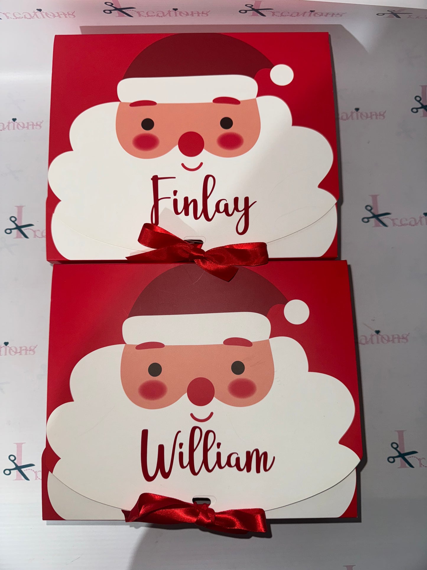 Personalised Christmas Eve Box with all contents pictured
