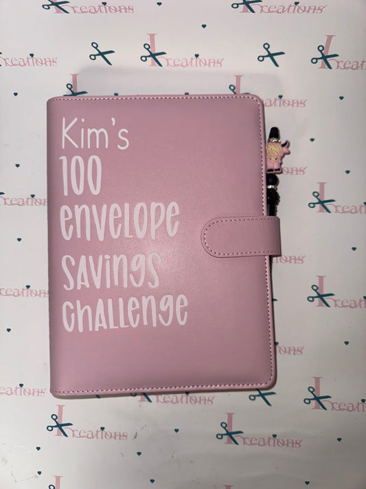 Personalised 100 Envelope Savings Challenge for Saving