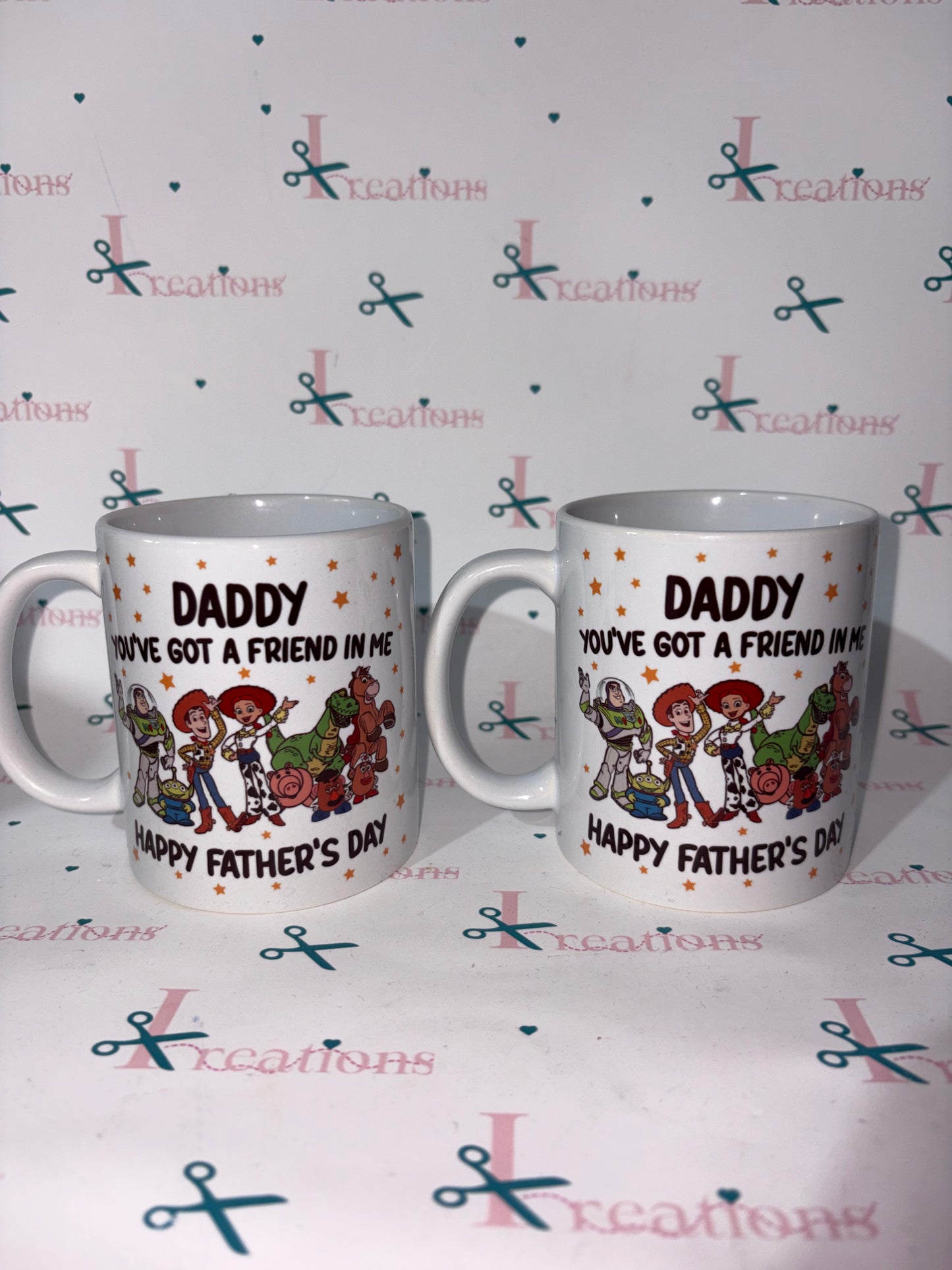 Daddy You’ve Got a Friend in Me Father’s Day Mug – 11oz Ceramic Coffee Cup Gift for Dad