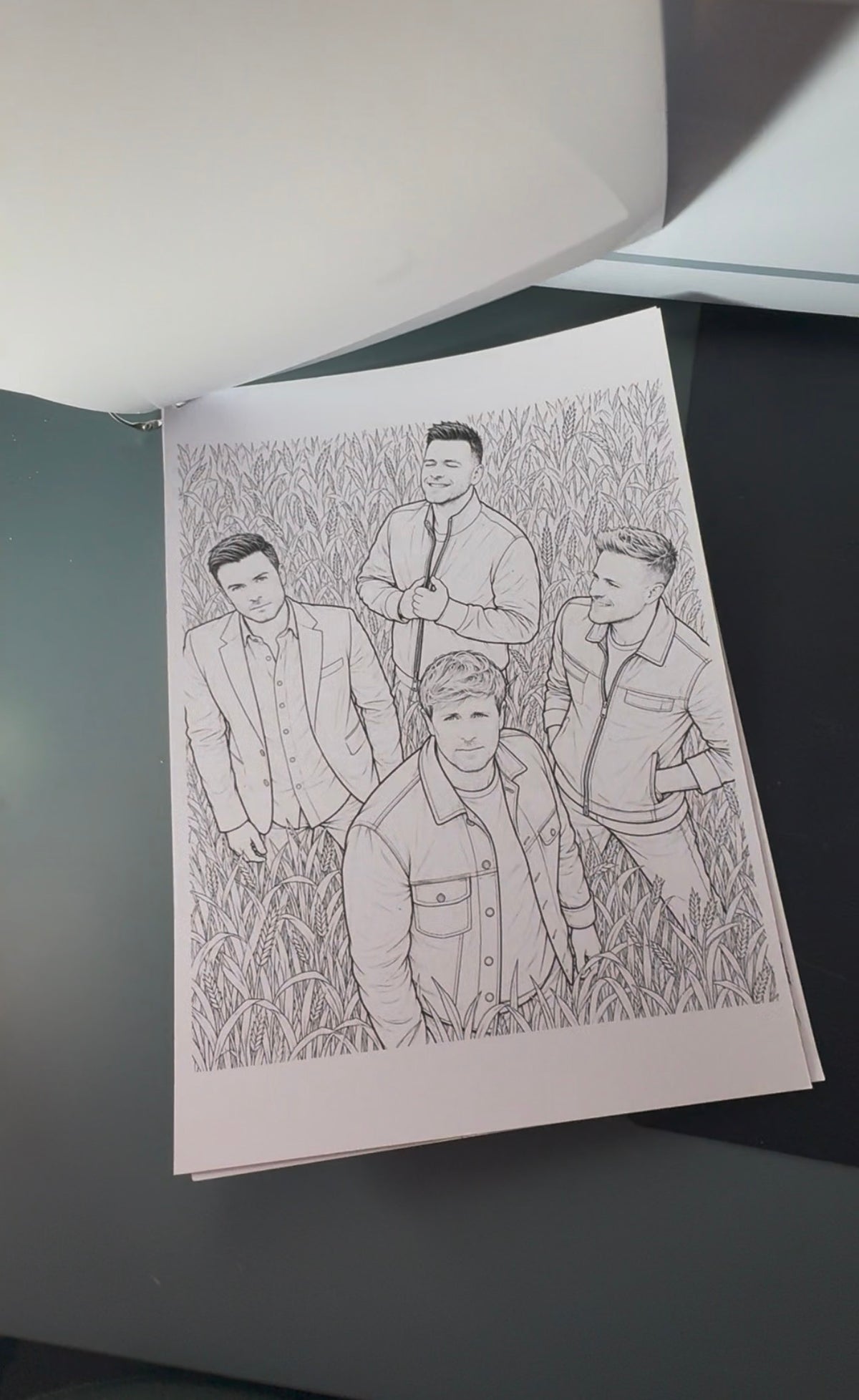 Westlife Colouring Book | 8 A4 Colouring Pages | Westlife Fan Gift