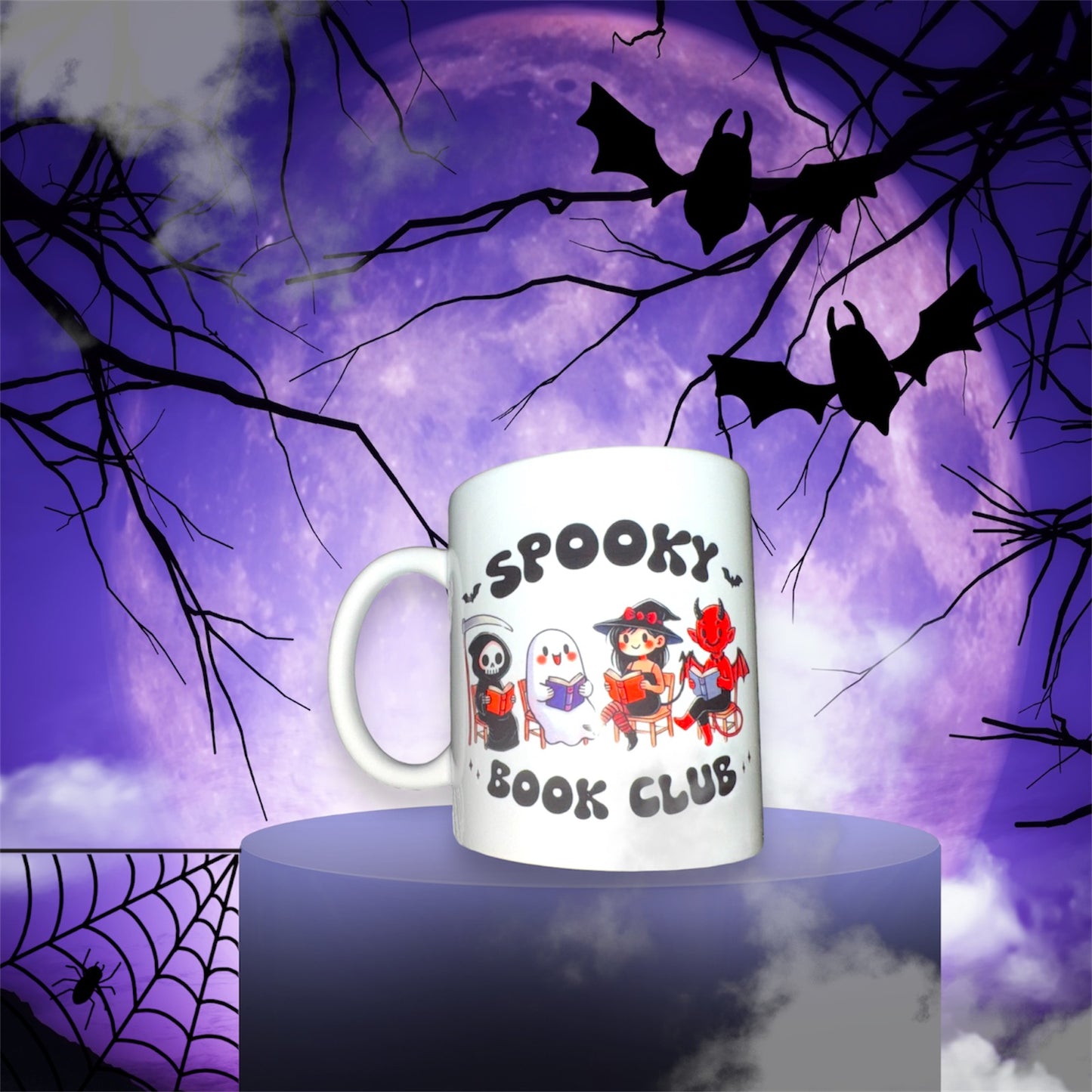 Spooky Book Club Mug for Coffee and Tea Lovers - Cup, Drinkware
