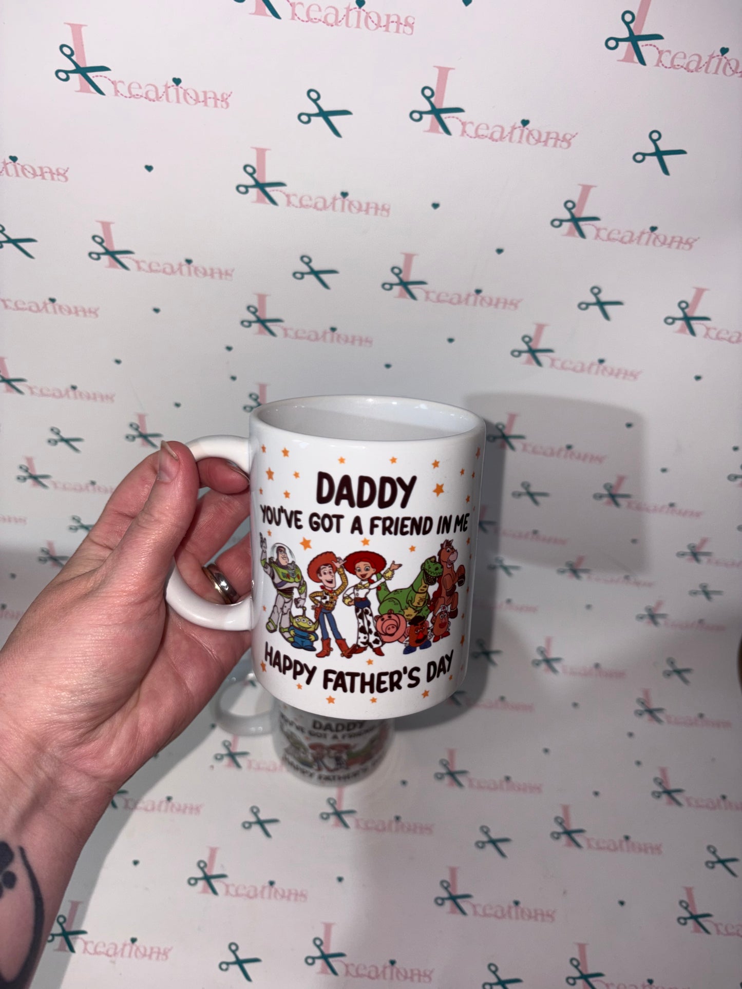 Daddy You’ve Got a Friend in Me Father’s Day Mug – 11oz Ceramic Coffee Cup Gift for Dad