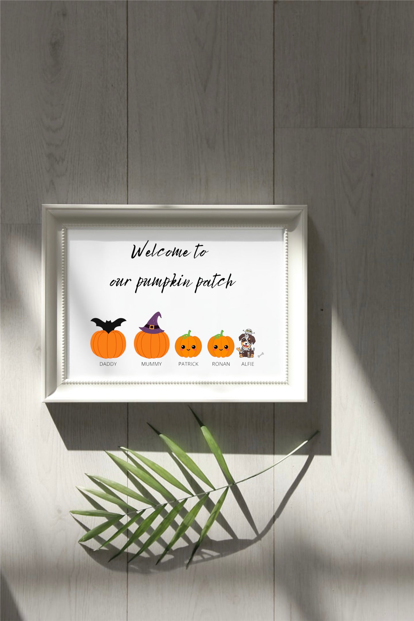 Pumpkin Patch Family Print