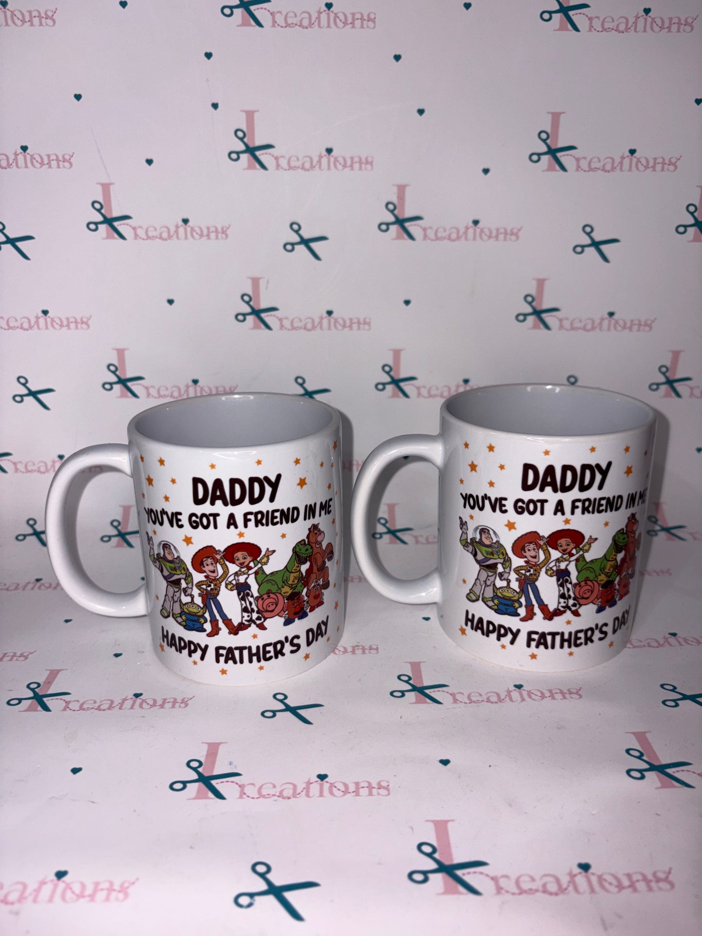 Daddy You’ve Got a Friend in Me Father’s Day Mug – 11oz Ceramic Coffee Cup Gift for Dad
