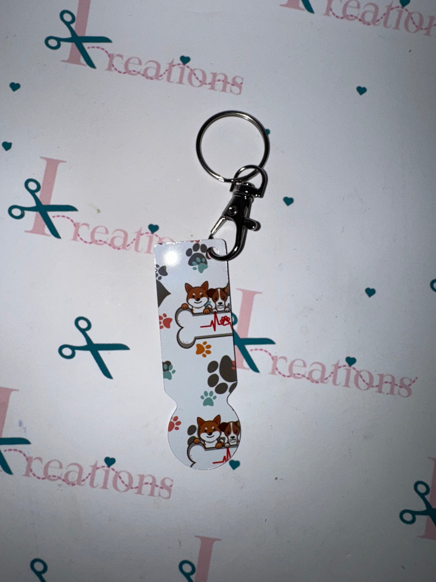 Dog design Trolley Keychain 🐶