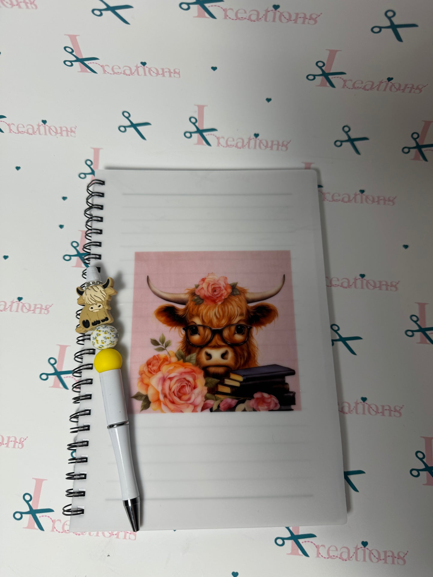 Highland Cow Notebook with Lined Pages - Perfect for Writing and keeping notes