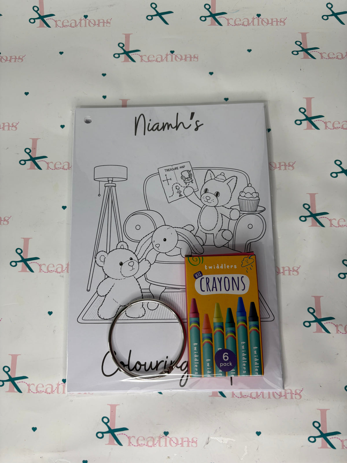 Jellycat Inspired Personalised Colouring Book - 12 pages to colour