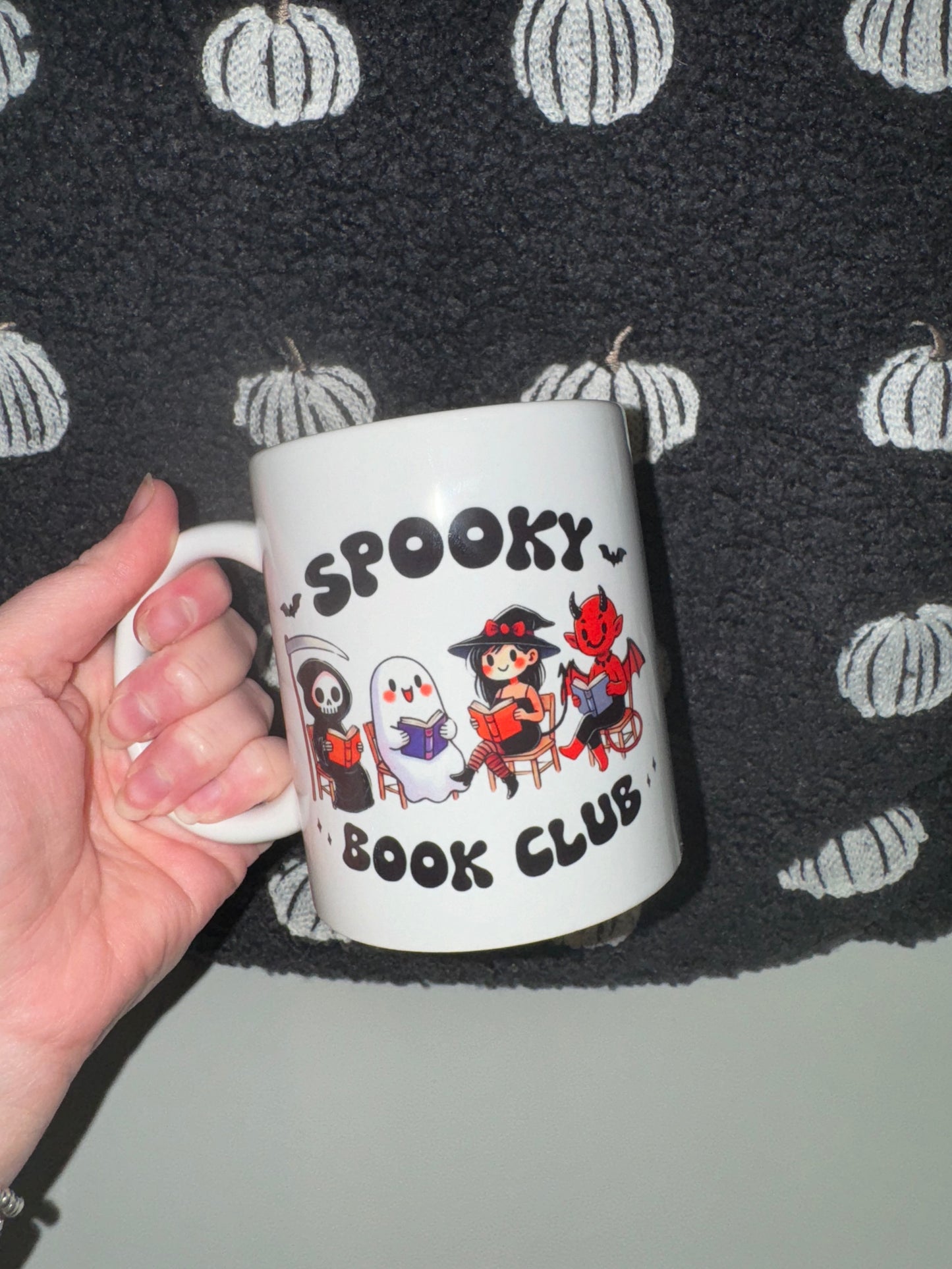 Spooky Book Club Mug for Coffee and Tea Lovers - Cup, Drinkware