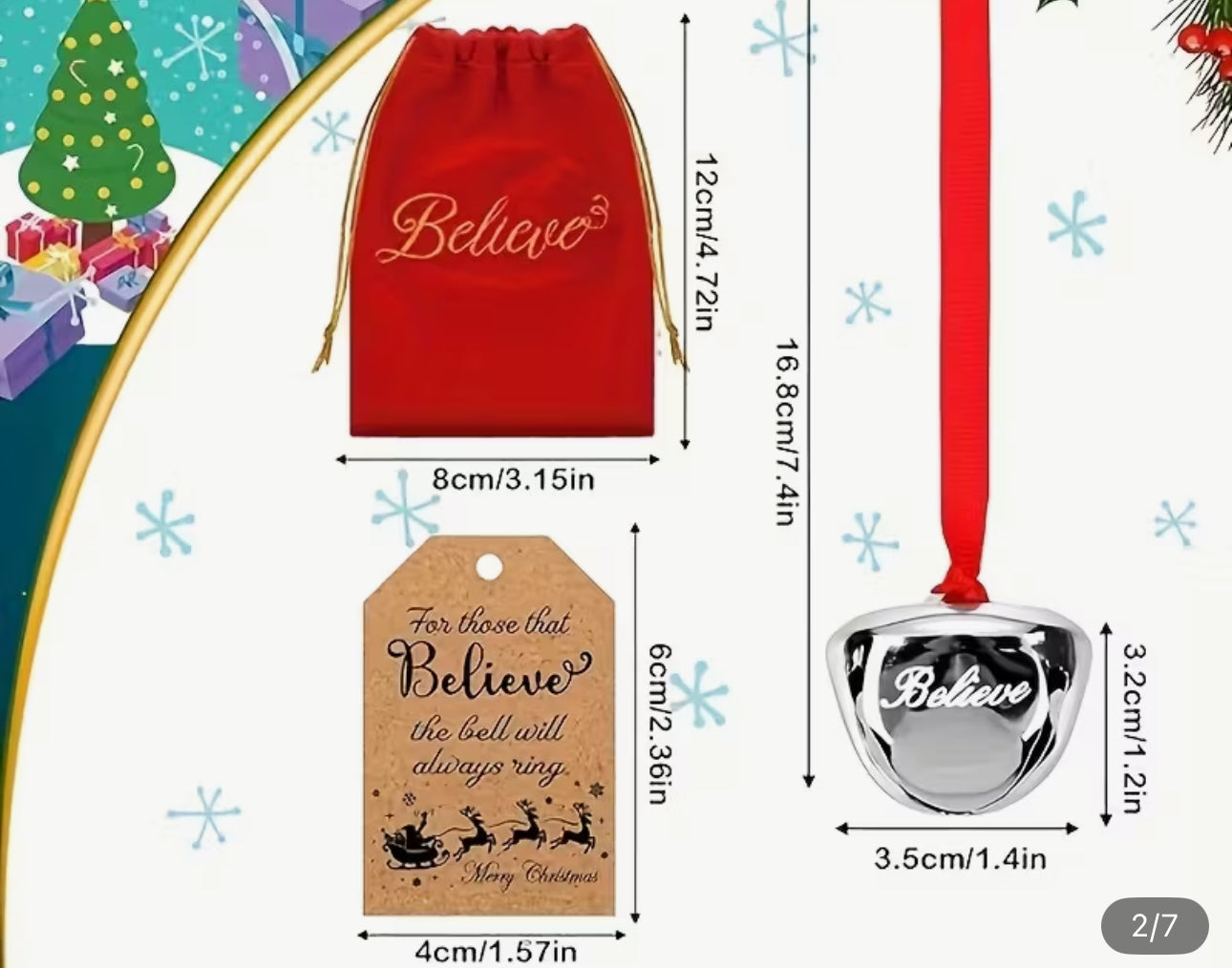 Believe bell sets