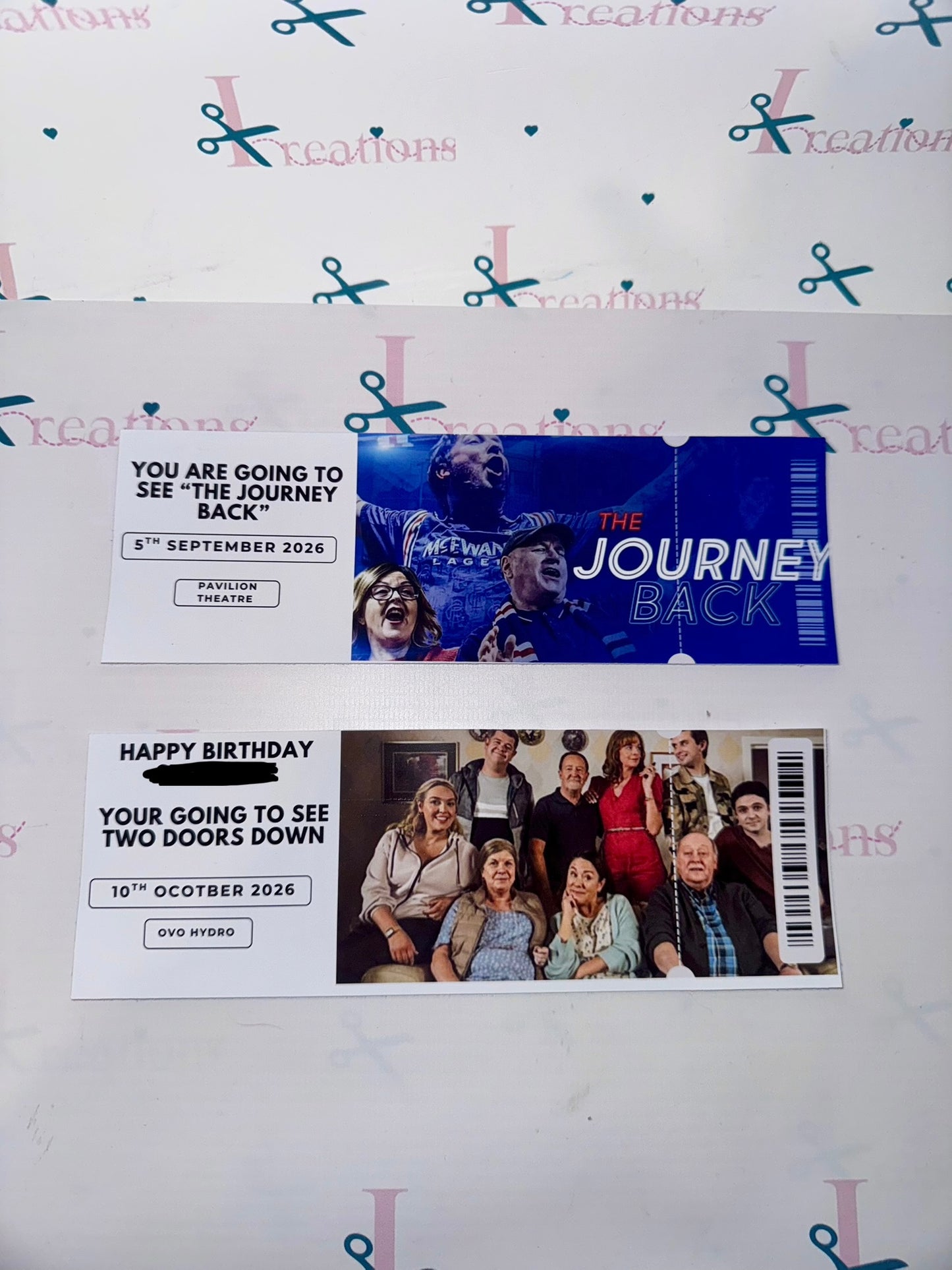 Fake concert tickets