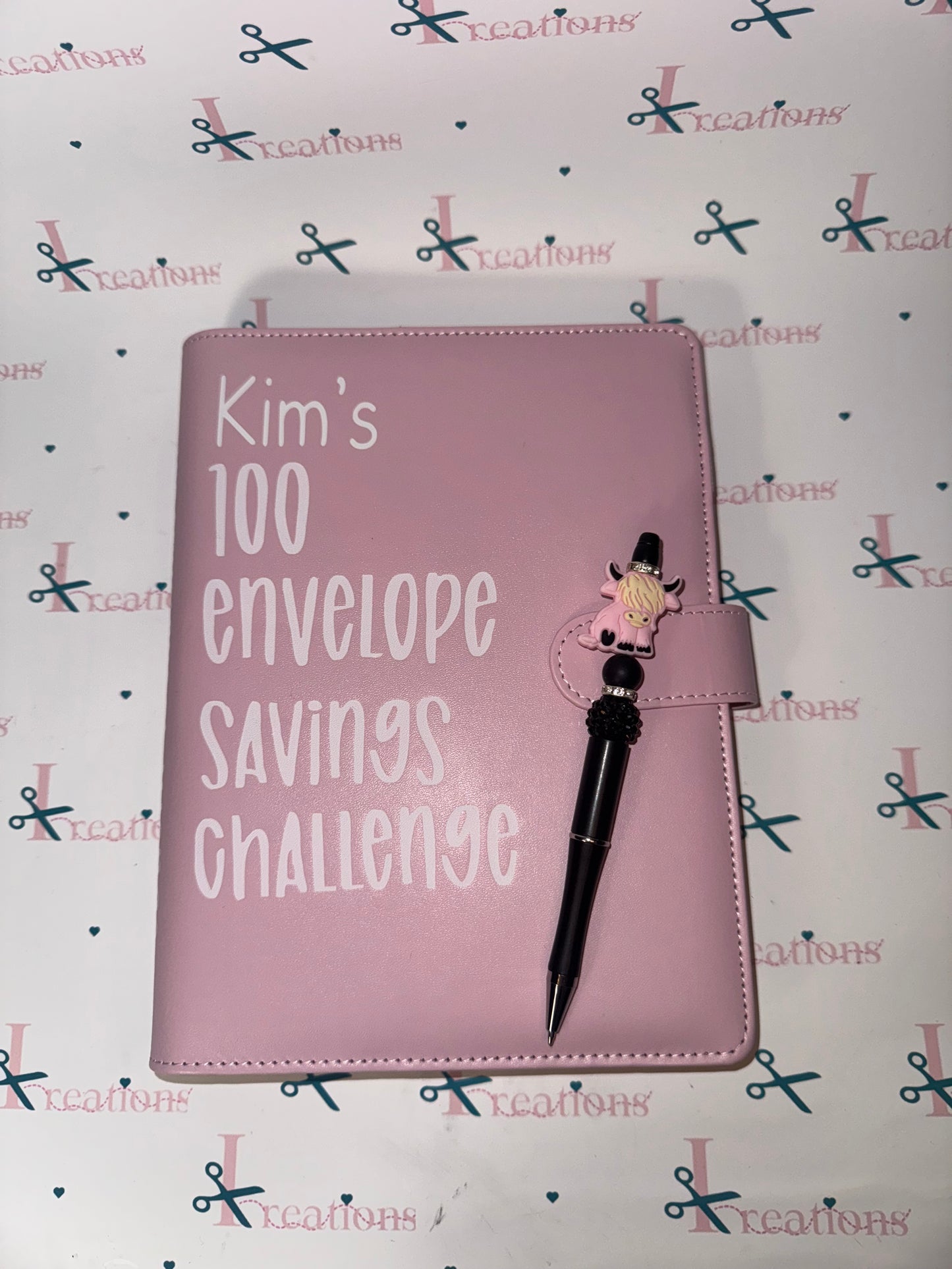 Personalised 100 Envelope Savings Challenge for Saving