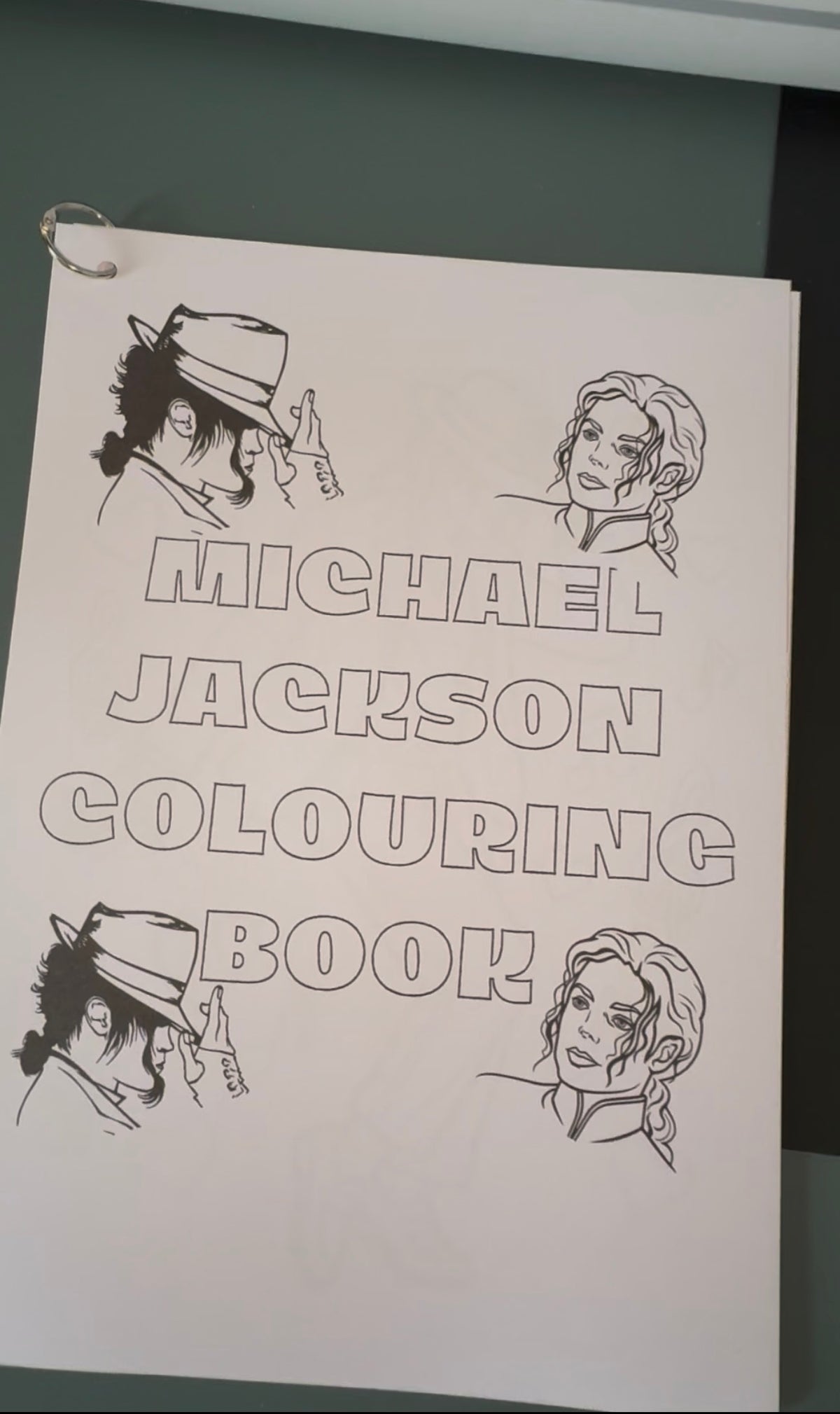 Michael Jackson Colouring Book | 10 A4 Colouring Pages |