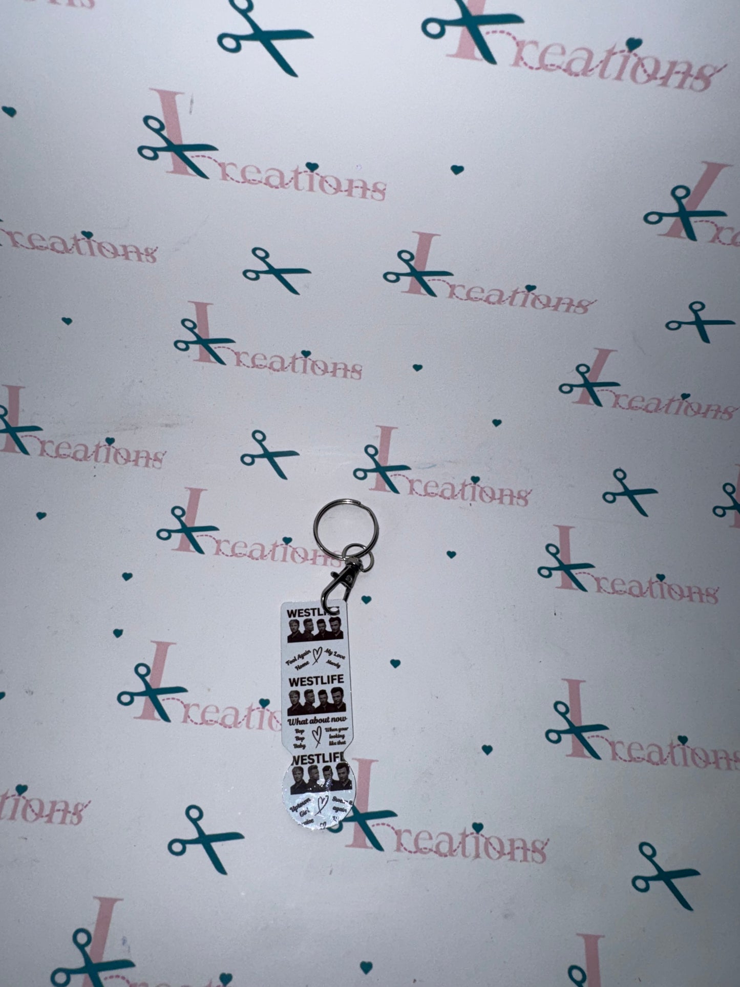 WESTLIFE Trolley Keychain 🎶🤍