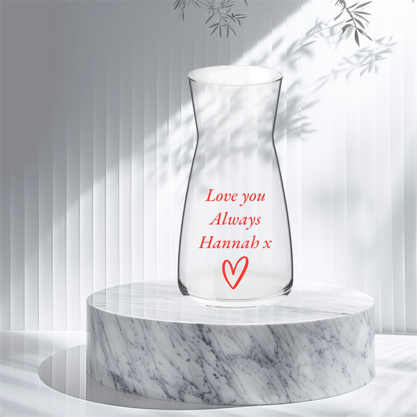 Love you Always Vase - Personalised