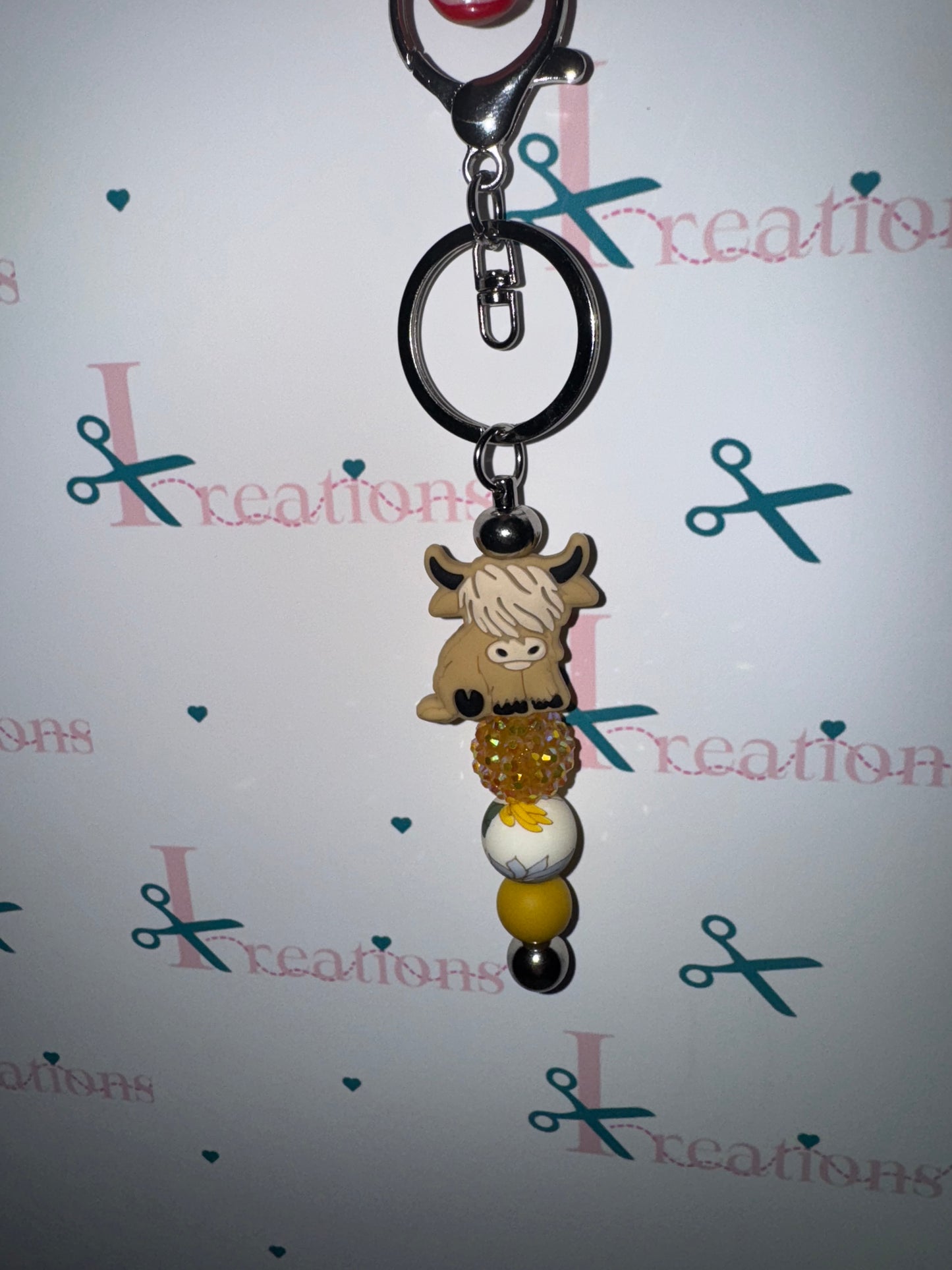 Mystery Highland Cow Keychain