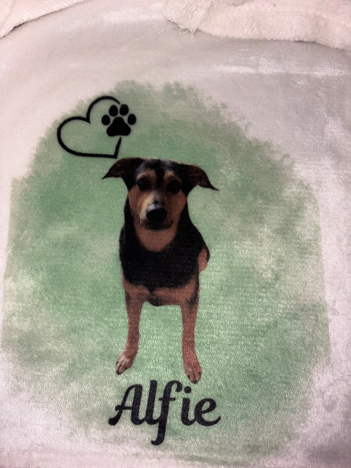 Personalised Super Soft Fleece Blanket Throw – 150 x 120cm | Custom Name & Design