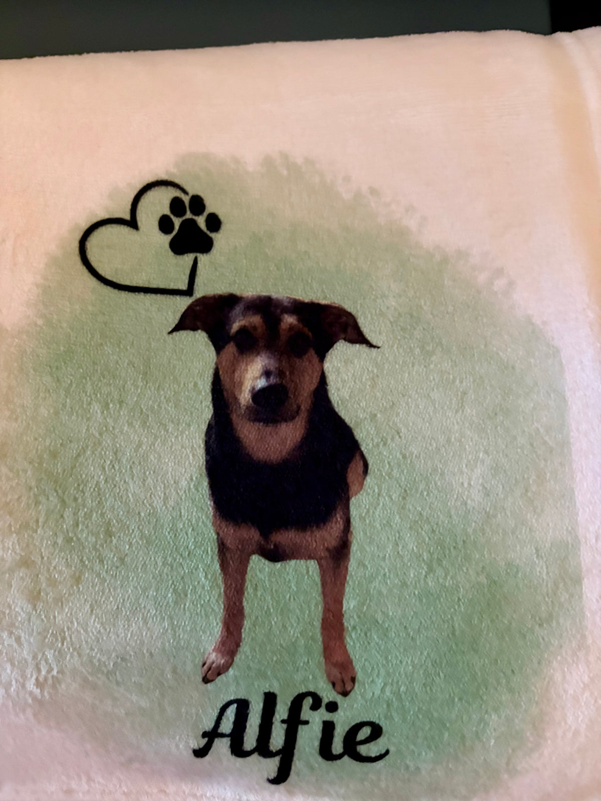 Personalised Super Soft Fleece Blanket Throw – 150 x 120cm | Custom Name & Design