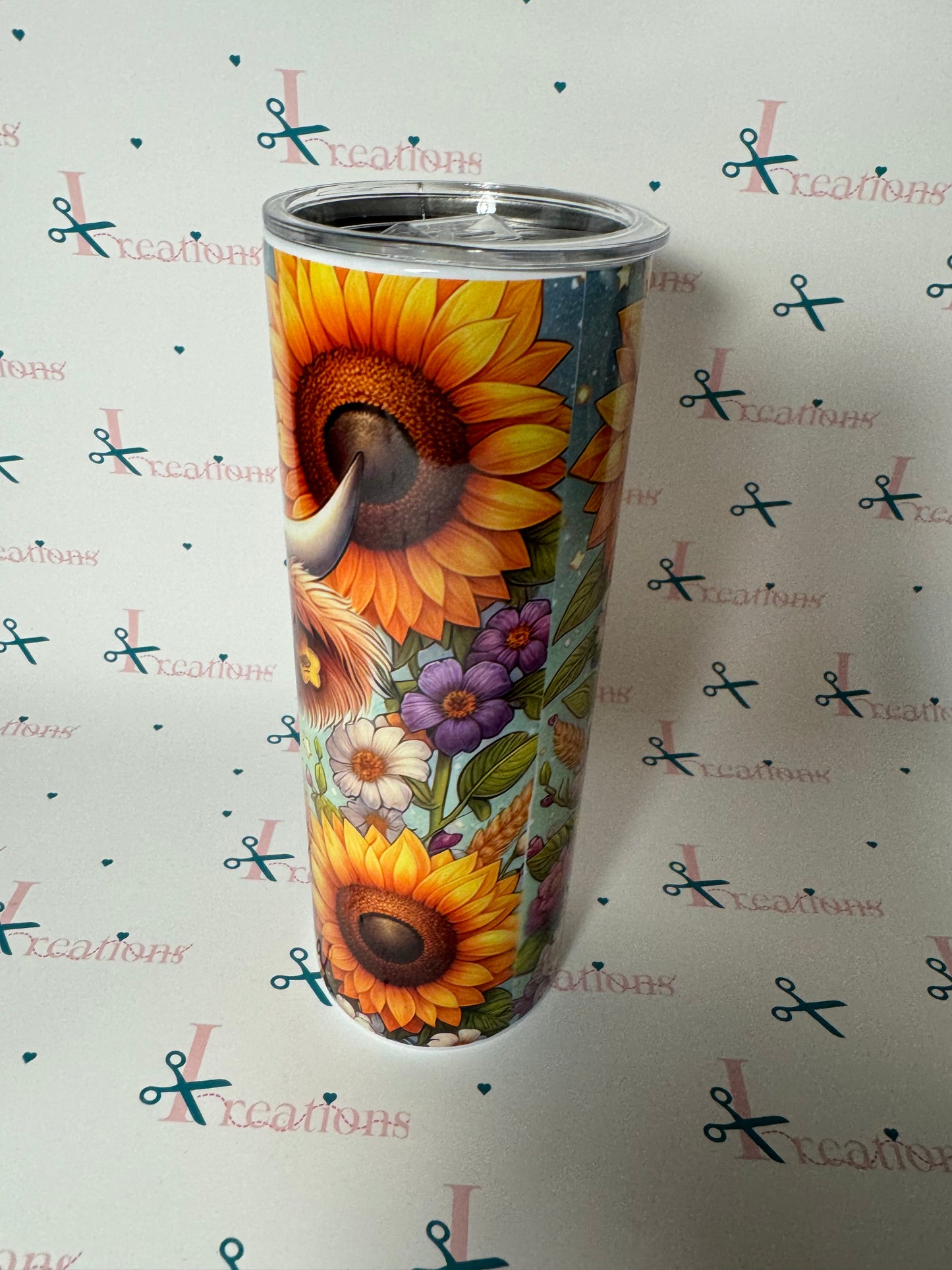 20oz Highland Cow Whoopsie Tumbler